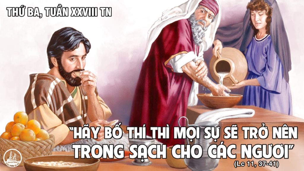 THỨ BA TUẦN XXVIII THƯỜNG NIÊN