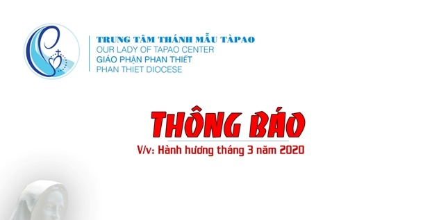 Tạm ngưng chương trình hành hương tháng 3/2020